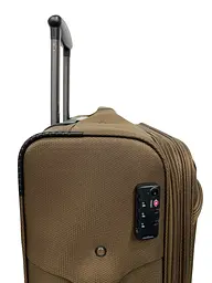 Валіза Worldline Airtex 621 колір коричневий розмір маленький S - мініатюра 4