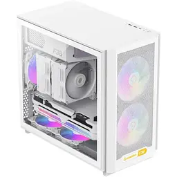 Корпус GameMax F36 WH White with window - мініатюра 3