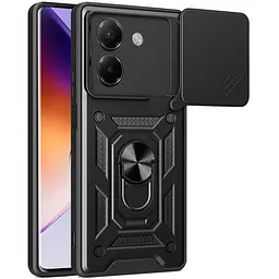 Чохол Ummi Camshield Serge Ring для Xiaomi Poco M7 Pro 5G Чорний/Black