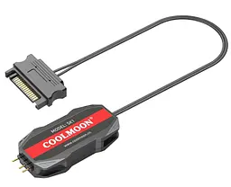 Контролер Coolmoon SK1 BLACK ARGB 3PIN to SATA з пультом (SK1 BLACK) - мініатюра 4