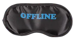 Маска для очей Eye Mask Offline чорна