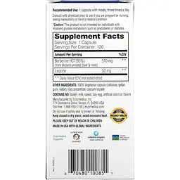 Берберин Enzymedica Berberine 120 капсул - мініатюра 3