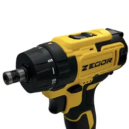 Шуруповерт професійний акумуляторний Zegor CDP-21Q/21В/37 Нм/дві швидкості/2 батареї 21 В 2 Ач/реверс/підсвічування/кейс
- мініатюра 7