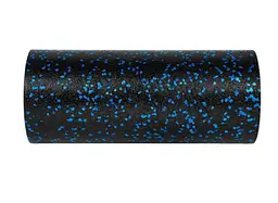 Масажний ролик (роллер) гладкий PowerPlay PP-4347 EPP Foam Roller Чорно/Синій (33x14 см) (PP_4347_Blue_(33*14)) - мініатюра 2