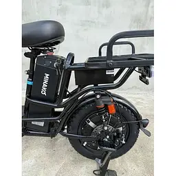 Електровелосипед Minako Monster Pro 18" 1000W 60V 26Ah гідравлічні гальма + вантажний багажник у комплекті - мініатюра 9
