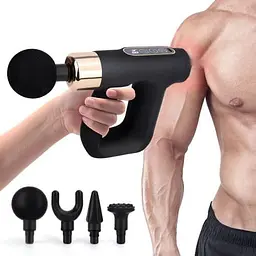 Масажер для тіла — Fascial Gun HB-007 - мініатюра 6