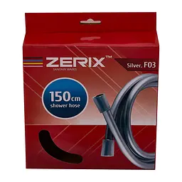 Шланг для душу Zerix Silver.F03 150 см ZX5561, Хром - мініатюра 3