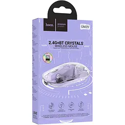 Миша Hoco GM29 Crystals Romantic Purple (785121) [136150] - мініатюра 8