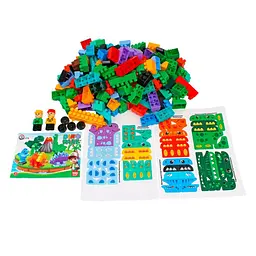 Дитячий конструктор Dino park ТехноК 2222TXK 190 деталей - мініатюра 3