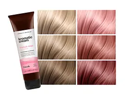 Живильна тонувальна маска ПАСТЕЛЬНИЙ РОЖЕВИЙ NOOK KROMATIC CREAM Nourishing Color Mask French Rose 150 мл - мініатюра 2