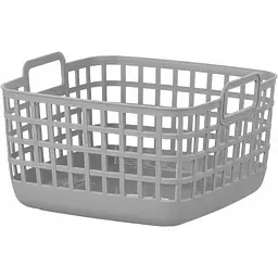 Кошик для зберігання Ardesto пластик PP 20.6x20x12.4 см 3 л cірий (ARHC2503GG)