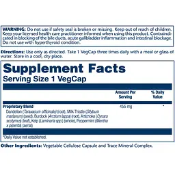 Комплекс Solaray Liver Blend SP-13, 100 капсул - мініатюра 2
