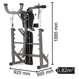 Лава для жиму Toorx Weight Bench WBX 90 (WBX-90) - мініатюра 3