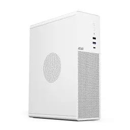 Корпус 2E Credo Slim (V90B), White, 400 Вт, Mini Tower, для Micro ATX / Mini ITX, 1xType-C / 1xUSB 3.0 / 1xUSB 2.0, макс. CPU - 160 мм / VGA - 390 мм, 3x90 мм (2E-V90W-400)