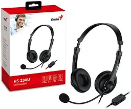 Гарнітура Genius HS-230U Black (31710021400) - мініатюра 5