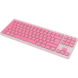 Клавіатура Canyon Keyboard OnType 10 Low Profile EN Wired Pink (CNS-HKB10P) - мініатюра 4