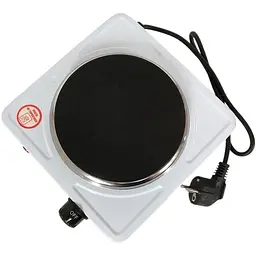 Електроплитка SeaBreeze SB-060 1000 Вт 1 конфорка диск біла - мініатюра 5