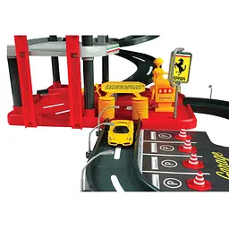 Ігровий набір - ГАРАЖ FERRARI (3 рівні, 2 машинки 1:43) Bburago 18-31204 - мініатюра 4