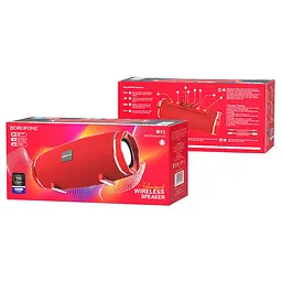 Колонка портативна Borofone BR3 Rich sound sports wireless speaker червоний - мініатюра 3