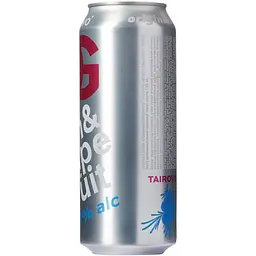 Напій слабоалкогольний Tairovo Gin With Grapefruit Taste газований 7% 0.5 л - мініатюра 3