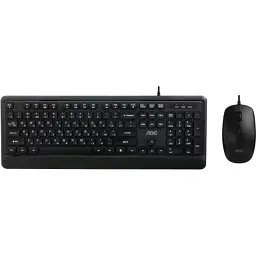 Комплект AOC KM220B USB UA Black (KM220B/97)