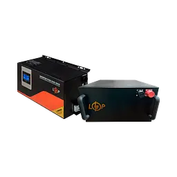 Комплект резервного живлення LP(LogicPower) ДБЖ + літієва (LiFePO4) батарея (UPS W12000 + АКБ LiFePO4 11776W)