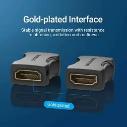 Перехідник HDMI F to HDMI F black Vention (AIRB0) - мініатюра 5