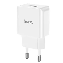Зарядний пристрій HOCO Leisure single port charger C106A блок адаптер білий