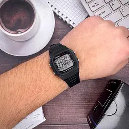 Чоловічий годинник Casio W-800H-1A Чорний ( AT1141-0059 ) - мініатюра 9
