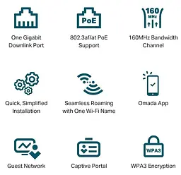 Точка доступа TP-Link Wi-Fi EAP650-WALL (EAP650-WALL) - миниатюра 7