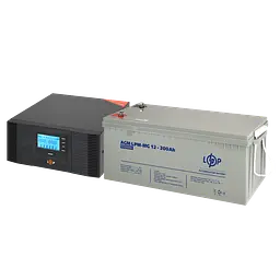 Комплект резервного живлення LP (LogicPower) ДБЖ + мультигелева батарея (UPS B1500 + АКБ MG 2400W)
