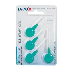 Міжзубні щітки Paro flexi grip середні, Ø 5.0 мм, зелені, 4 шт