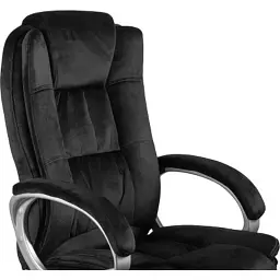 Офісне крісло Barsky Soft Microfiber Black (Soft-04) - мініатюра 9