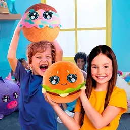 Ігровий набір серії Little Foodies W2 - Бургер Biggies BIG002-BU надувна іграшка, насос 22 см - мініатюра 5