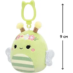 М'яка іграшка на кліпсі Squishmallows Бджілка Сібіл 9 см (SQCP00460) - мініатюра 4