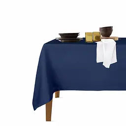Набір скатертина з серветками DARK BLUE & SNOW COSAS (4822052073759)