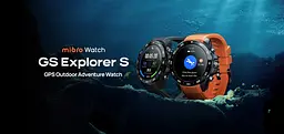 Mibro Смарт-часи GS Explorer S 48мм, 1.32", 466x466, AMOLED, BT 5.3, Dual-band GPS, 10 ATM, чорний обсидіан - мініатюра 2