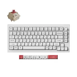 Клавіатура бездротова Keychron V1 Ultra Keychron Red Switch White RGB (V1U-F1-UA) - мініатюра 7