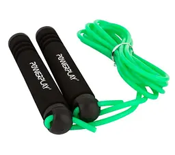 Скакалка PowerPlay 4205 Classic Plus Jump Rope Зелена 2,7 м (PP_4205_Green) - мініатюра 2
