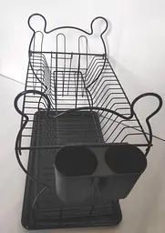 Сушка для посуду Dish Rack WL 2606 S чорна - мініатюра 3