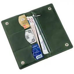 Шкіряне портмоне Shvigel 19х9.5х1 см acs0016043 - мініатюра 3