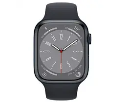 Смарт-годинник Apple Watch Series 8 GPS+LTE Midnight Aluminum Case with Midnight Sport Band 45 мм Size M/L (MNVL3) (60367-ska) - мініатюра 2