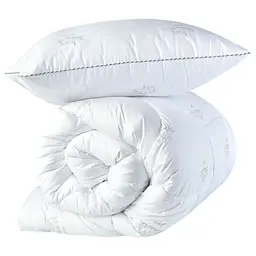 Набір Ideia Super Soft Classic: ковдра, 140х200 см + подушка, 50х70 см, білий (8000035234) - мініатюра 3