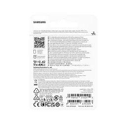Карта пам'яті Samsung 128GB microSDXC class 10 UHS-I U3 V30 A2 T7 (MB-MB128T/WW) - мініатюра 5