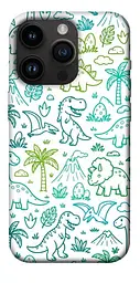 TPU чохол Demsky Dino pattern для Apple iPhone 14 Pro (6.1")