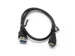 Кабель PowerPlant USB 3.0 AM – Type C 0,5m (KD00AS1253)