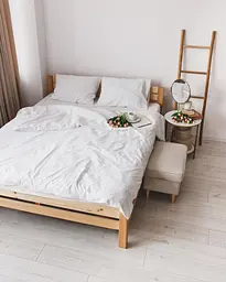 Постільна білизна двоспальне Dushka Home Варена бавовна 20941 180х215 см біла