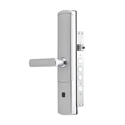 Замок біометричний автономний Trinix TRL-5111BTF Silver Right з Bluetooth, зчитувачем відбитків пальців і карт Mifare (65-00037) - мініатюра 2