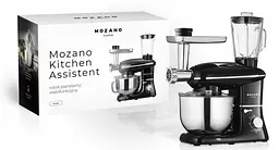 Професійний Кухонний Комбайн 3в1 Mozano Kitchen Machine 2300 Вт AGD/ROB/02#BLACK - мініатюра 2