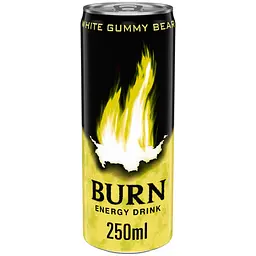 Напій енергетичний Burn Білий желейний ведмедик 250 мл